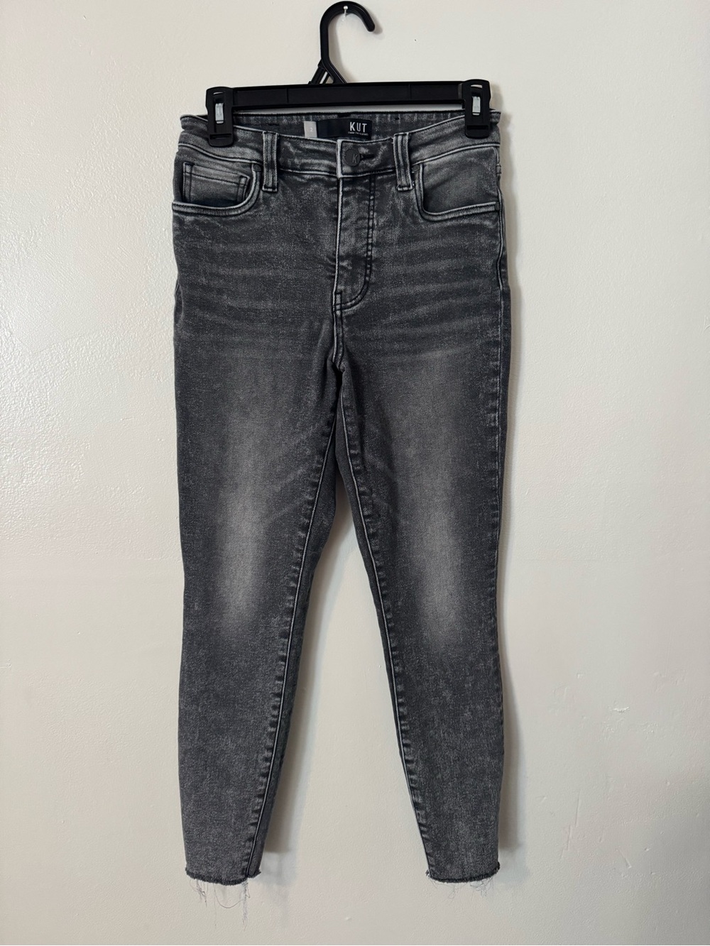 KUT From the Kloth Women’s Washed Gray Jeans 2